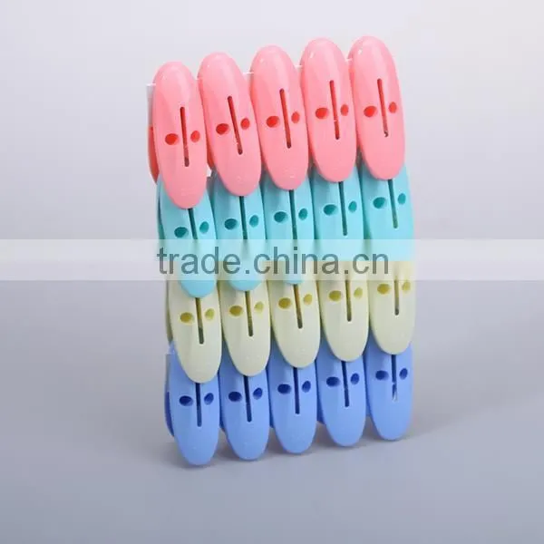 colorful Plastic clothes pegs set for underware 20 pegs