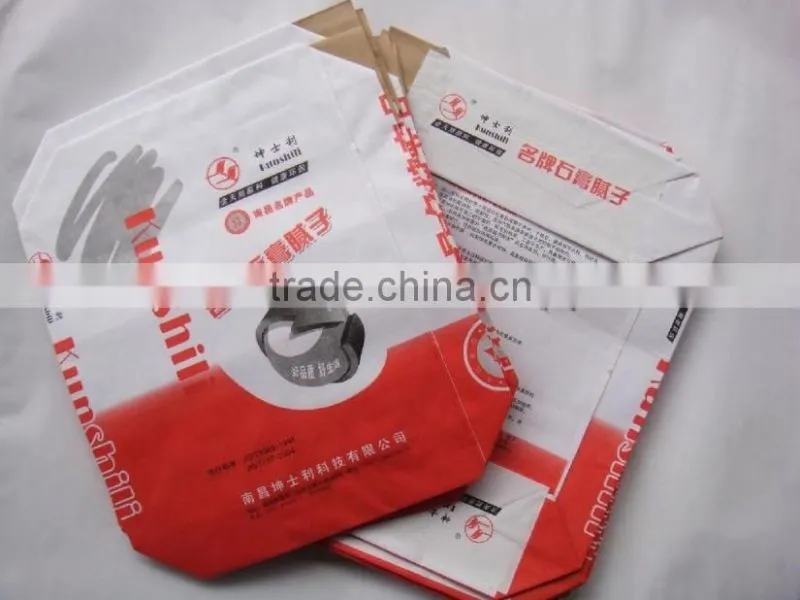 kraft bag cement 3 layer/portland cement 50kg bag/pp ad star cement bags