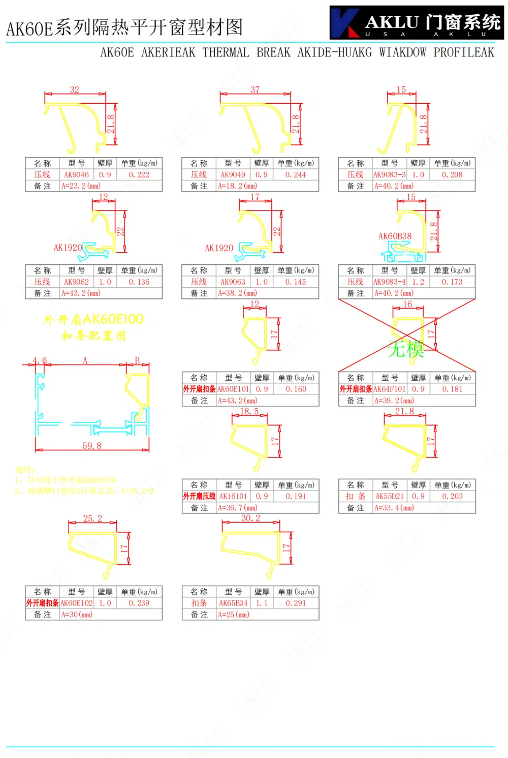 60系列门窗工程类10