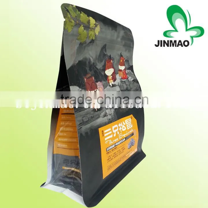 Laminated Printed Flexible Packaging With Standing Flat Bottom Pouch