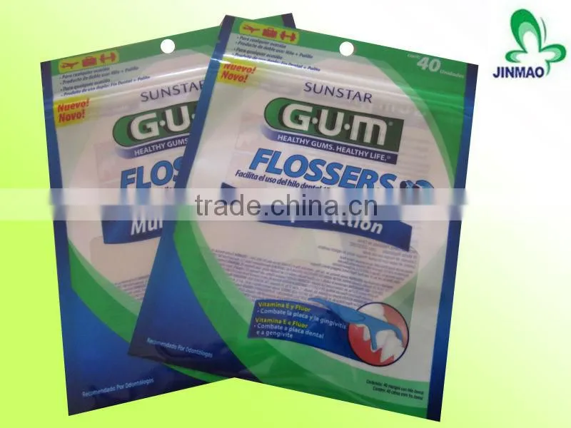 Salable super clean packaging bag with portable hole