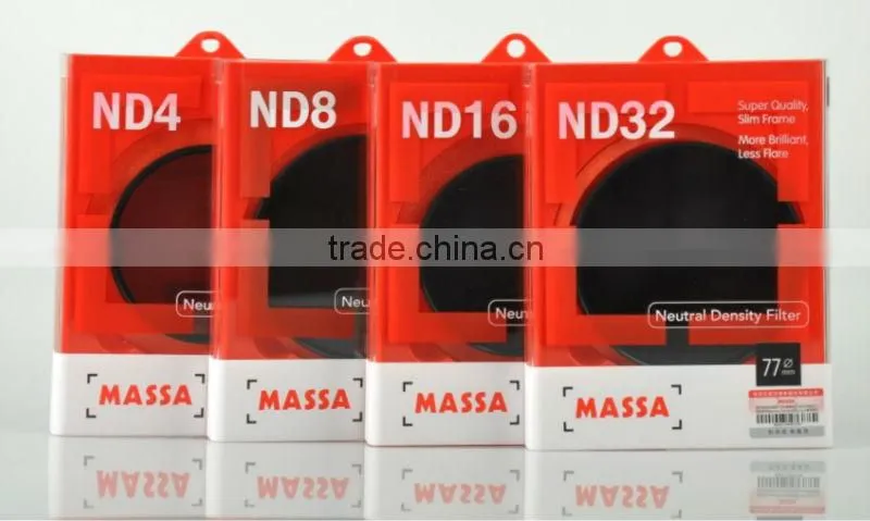 Massa super slim nd filter of ND8 58mm photography neutral density filter