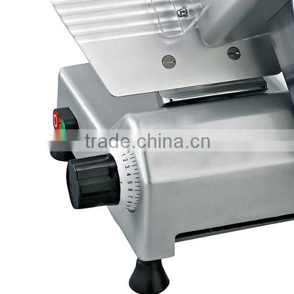Manufacture Hotel Commercial Electric Semi Automatic Industrial Frozen Meat Slicer 10inch blade dia. 250mm
