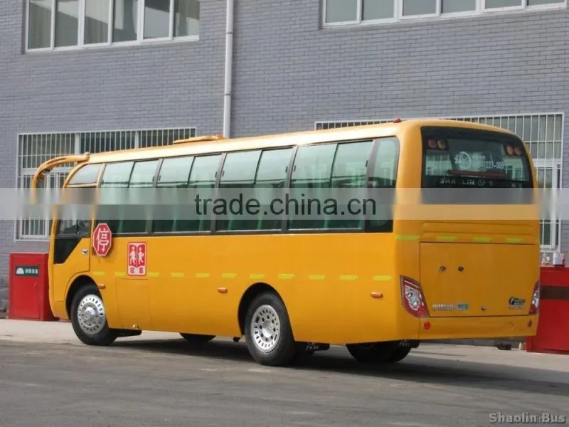 shao lin 8M primary school bus 3+2 seats with folded seats