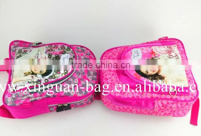 printed polyester girl mini backpack