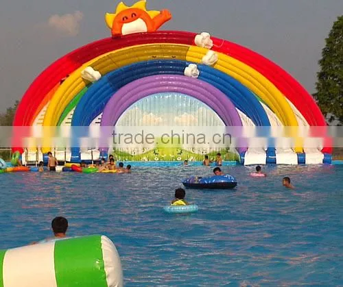 giant inflatable water slide with pool multiplay super clown manufacturer in Dongguan