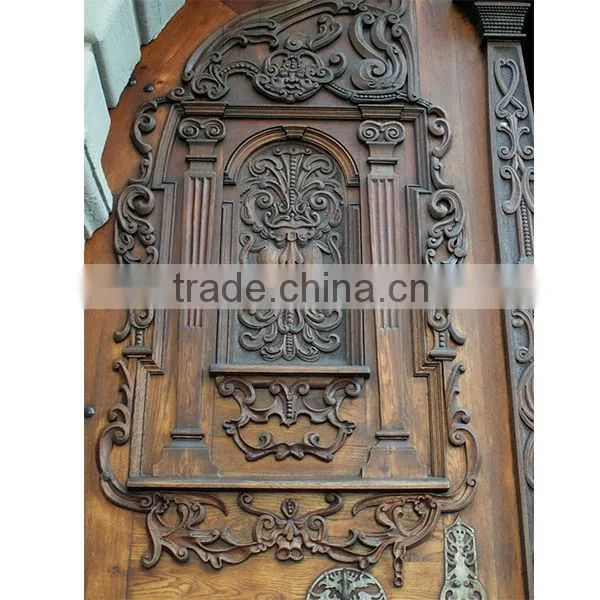 Unique wooden renaissance carved doors