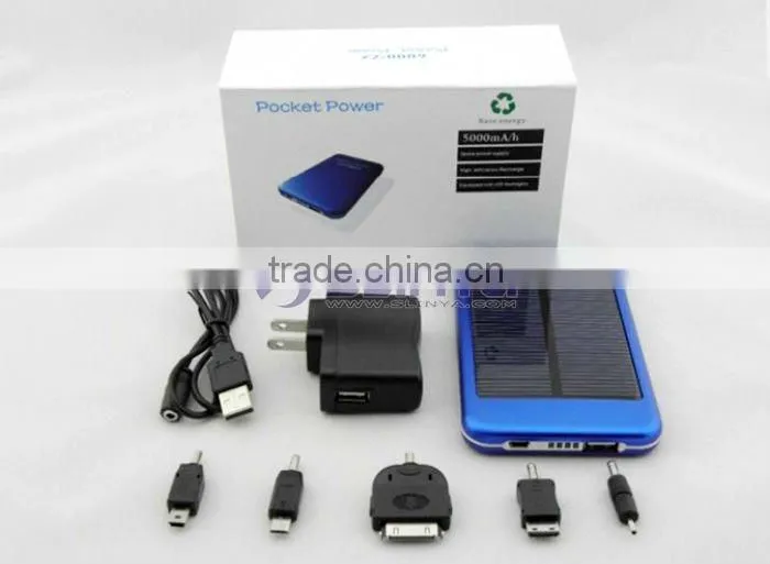 5000mAh For iPhone 6 Solar Charger Battery
