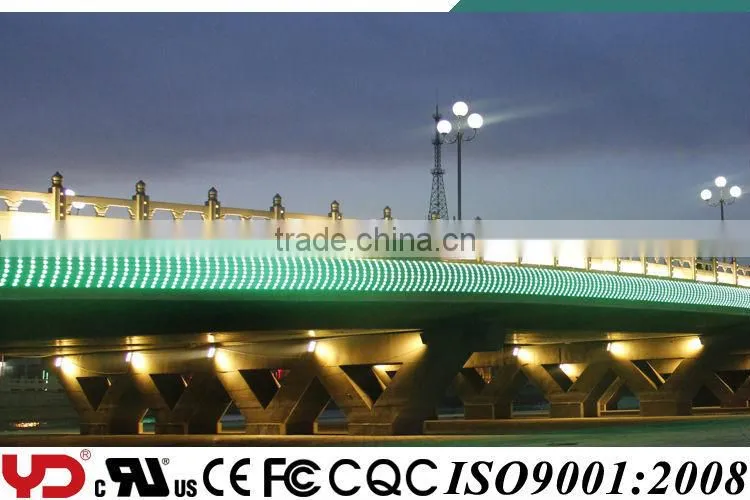 IP68 V-0 fireproof high brightness overpass wall washer patented with CE UL certification