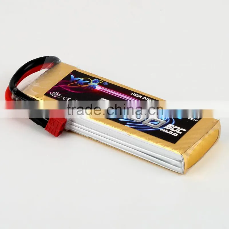 High Capacity YKS 7.4V 5000MAH 50C Lipo Battery Pack Akku For RC Car Muli Helicopter