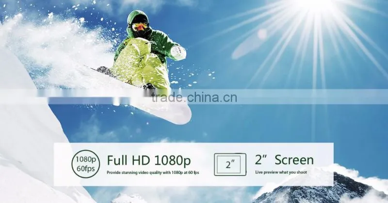 Camera 4k H9 Ultra HD 4K Sport Camera170 Degree Wide Angle Sports Action Camera 2-inch Screen 1080p 60fps WifI Sports Camera