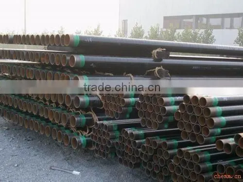 gas tubing and casing steel pipe APL 5CT N80 LTC liquid epoxy coated saw gas / oil steel pipe