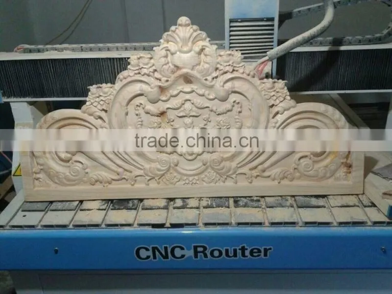 1200*2400 wood cnc router machine with water/air cooling spindle