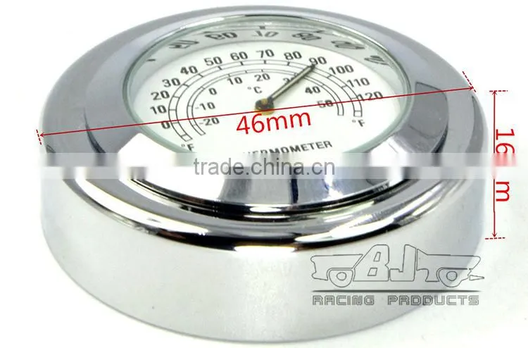 BJ-HBW-008 High Precision Billet Aluminum Motorcycle Windscreen Thermometer