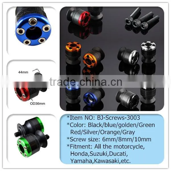 BJ-Screws-3003-OR-M10 For KTM Duke 125/200/390 Aluminum Bobbin Motorcycle Stand Swingarm Spool