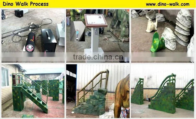 Animatronic walking dinosaur amusement rides for sale
