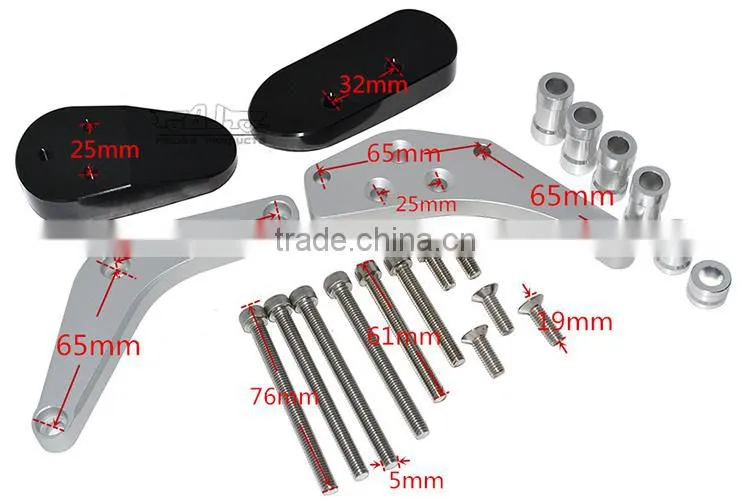 BJ-EG-009 CNC Aluminum Engine Guard Cover Slider Protector for SUZUKI GSX-R 1000