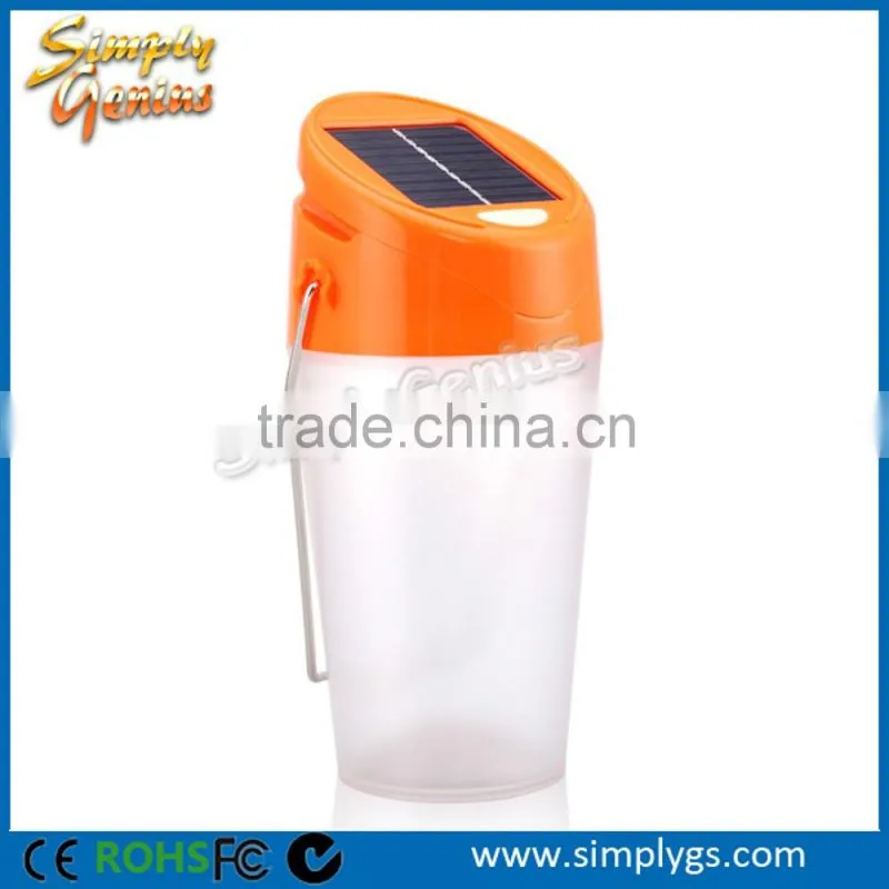 (hot)bottle shape ultra bright foladaway innovative sun-powered light