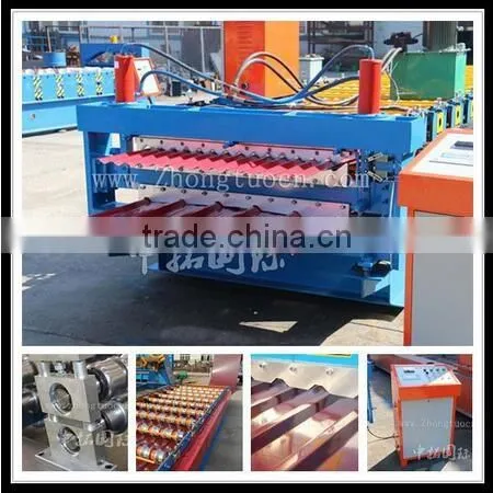 Zhongtuo corrugated 1008 and 1000 Trapezoidal Double Layer roll forming machine