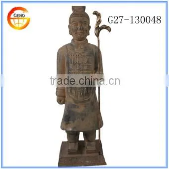 hot sale classical large garden statues of terracotta warriors garden decoration