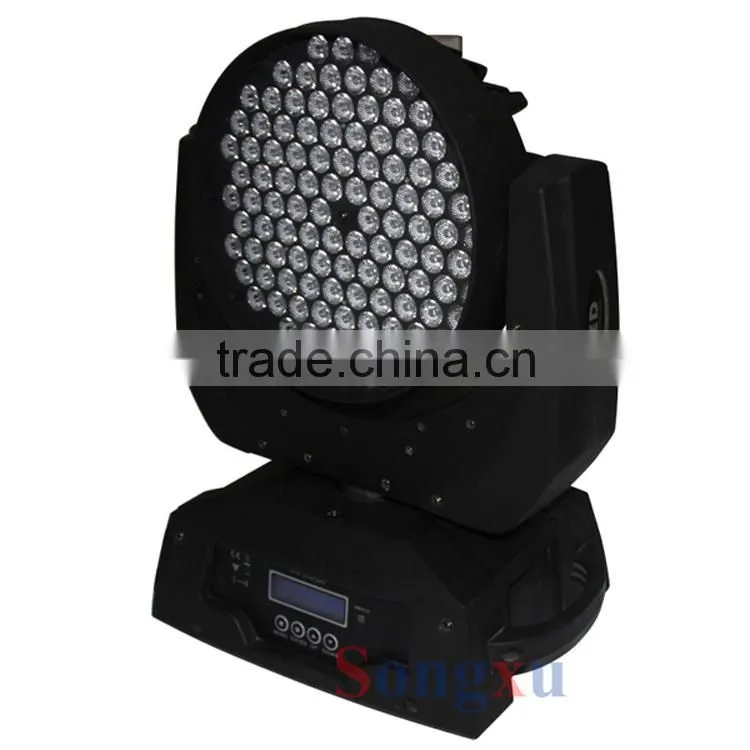 led disco lighting 108x3w led wash moving head dj head lighting