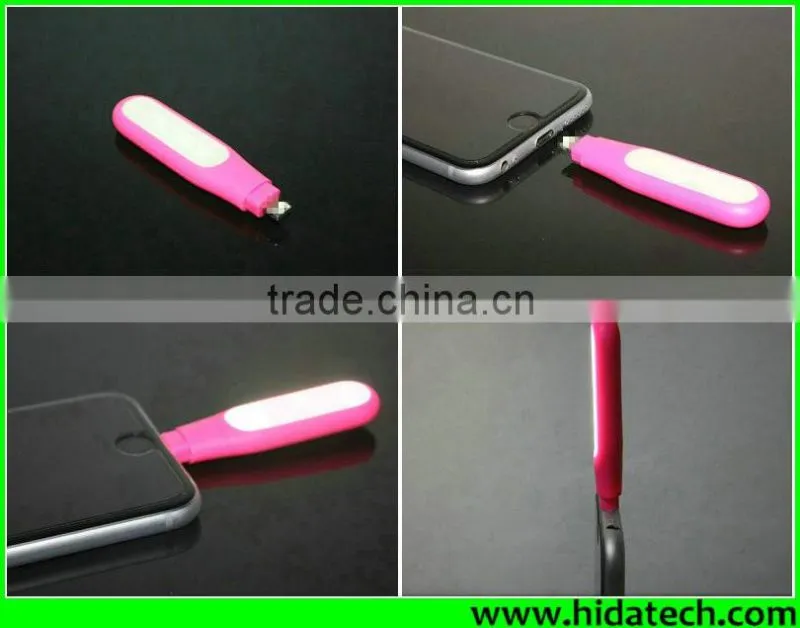 Hot selling mobile phone led mini selfie light for Apple iPhone 6 iphone 6s