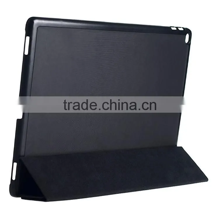 4 folding Pink tablet cover for ipad pro 12.9 inch