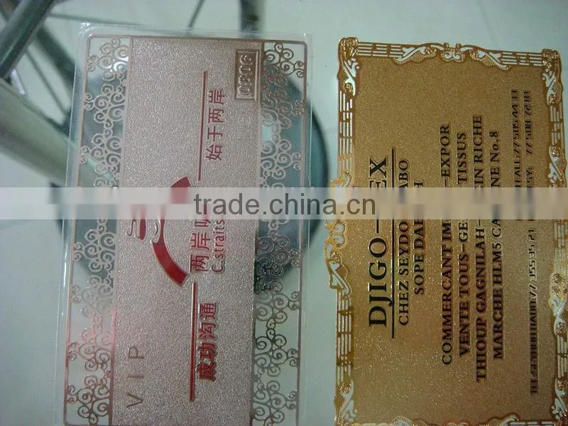 high quality metal business card manufacturer