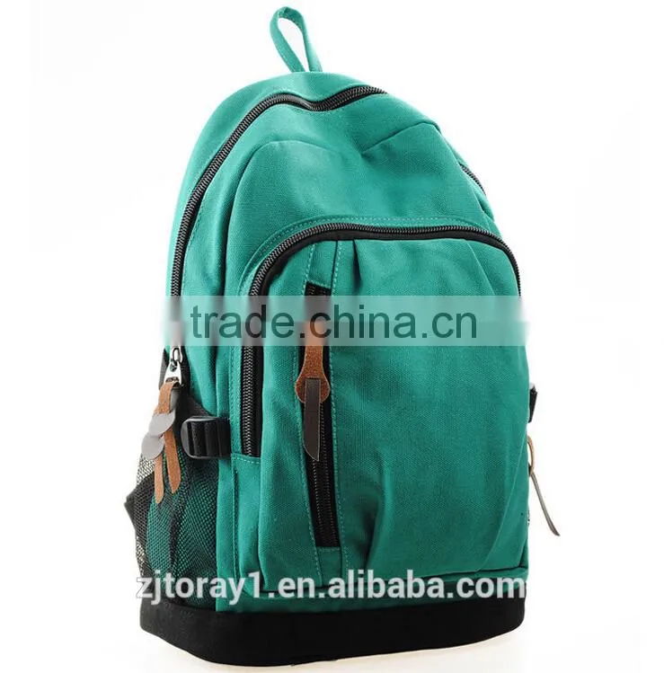 Wholesale Custom Canvas School Backpack Manufacturer