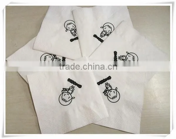 hot sale good quality customized paper napkin with logo