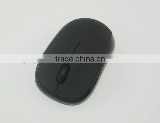 2.4G Wireless gift mouse with mini receiver for computer in black color