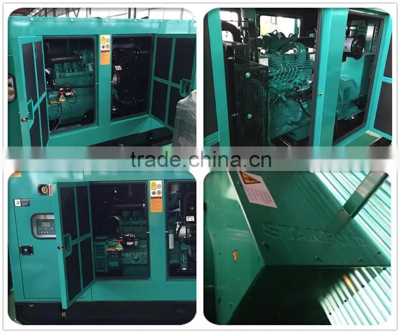 Reliable quality 272hp generator with Cummins engine 6LTAA8.9-G2 and Stamford UCI274K