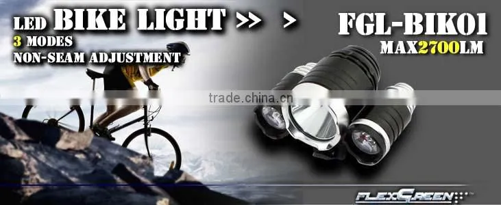 18650 battery xml T6 LED rechargeable bike torch