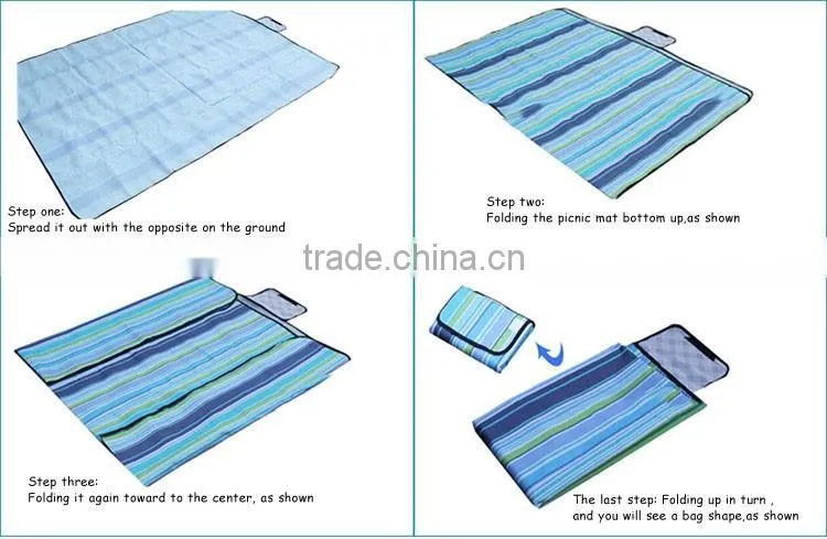 Waterproof Beach Garden Camping Blanket Moistureproof Mat Picnic Pad