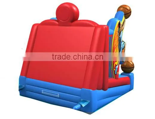 Commercial grade basketball inflatable sport games for kids and adults