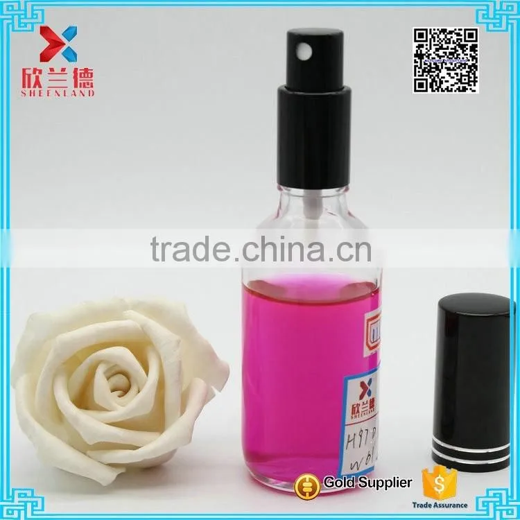 high quality 18mm black perfume sprayer with aluminum cap