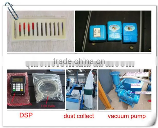 3.0kw independent working spindle woodworking cnc machinery for sale