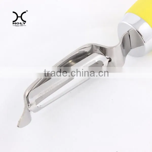 Stainless steel swivel peeler with ABS +TPR handle