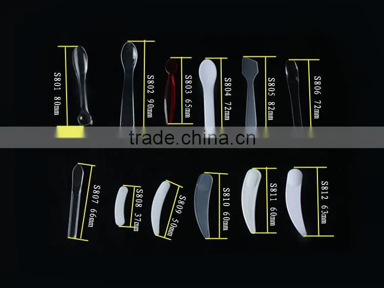 Clear Plastic Cosmetic Spatula, Mask Cream Plastic Spatula