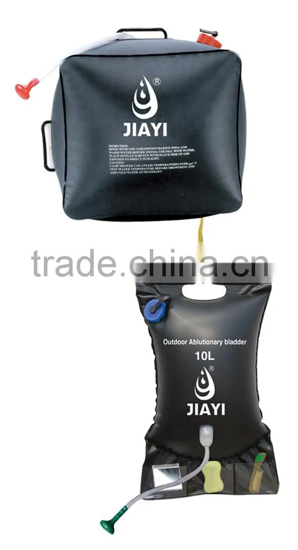 Outdoor sport PVC hang solar shower bag
