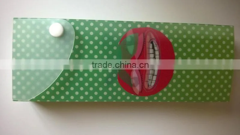 Customized 3d lenticular pencil box cases