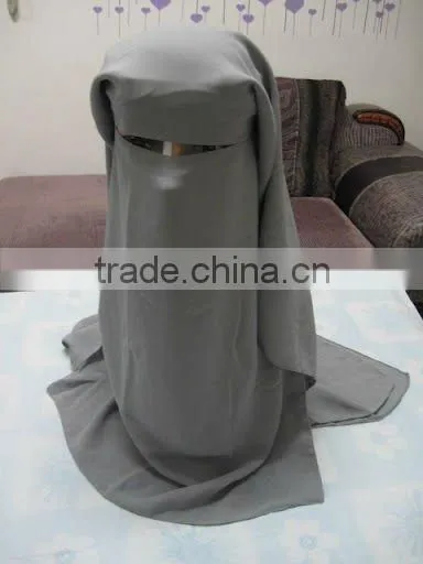H049 latest high quality big size muslim niqab,face mask