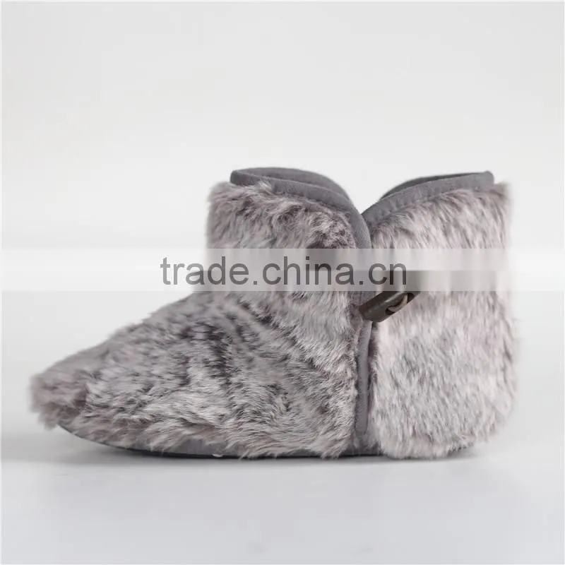Ladies plush slipper boot