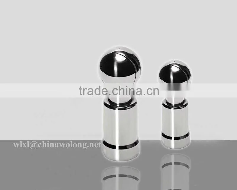 sanitary stainless steel rotary cleaning ball clamp end 316L