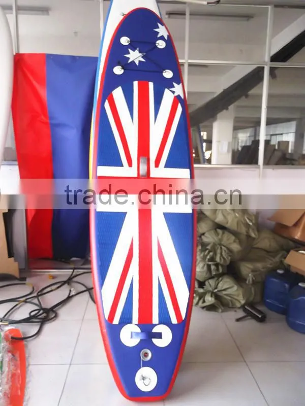 9'6" inflatable SUP stand up paddle board from China factory