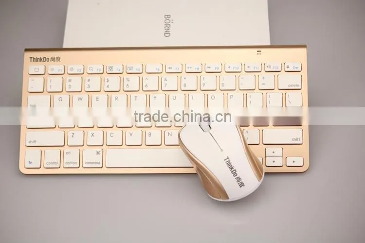 2.4G black wireless keyboard with USB receiver