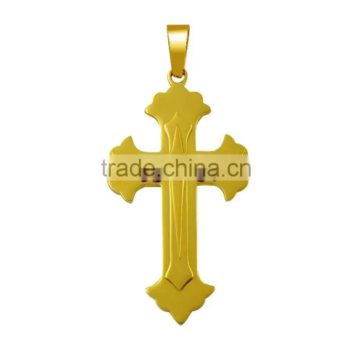 Fashion new design jewelry JCN0329 stainless steel cross necklace pendants