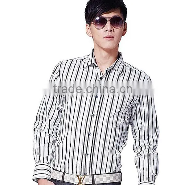 Philippines market cotton sateen fabric broadcloth fabric black white stripe fabric