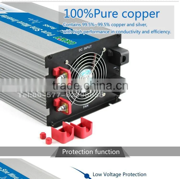 Hot selling adjustable voltage OPIP-5000 pure sine wave power inverter DC to AC dc input 12v