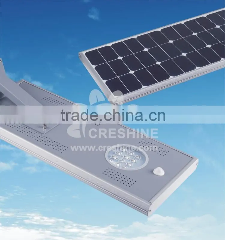 12W Solar Garden Lamp for back yard, parking lot, garden path